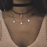4Pcs/Set Women Necklaces