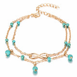 Summer Fashion Crystal Pineapple Anklets