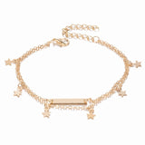Summer Fashion Crystal Pineapple Anklets