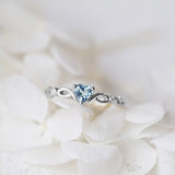 Trendy Crystal  Engagement Rings For Women