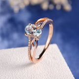 Trendy Crystal  Engagement Rings For Women