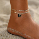Butterfly Anklets For Woman,Vintage