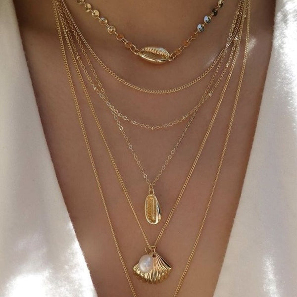 4Pcs/Set Women Necklaces