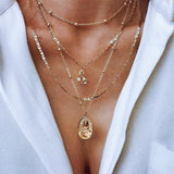 4Pcs/Set Women Necklaces