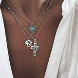 4Pcs/Set Women Necklaces