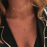 4Pcs/Set Women Necklaces